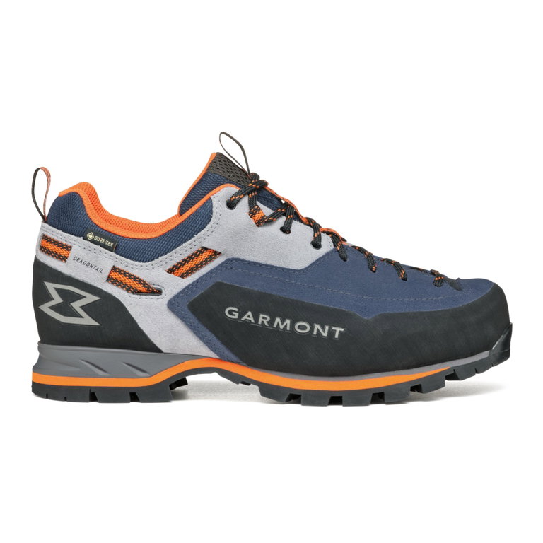 Garmont Wanderschuhe Dragontail MNT Evo GTX (Veloursleder, wasserdicht, Zustieg) blau/grau Herren